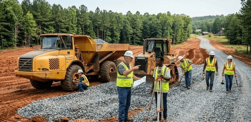 Vidalia Gravel crew — local gravel driveway contractors serving Toombs County GA