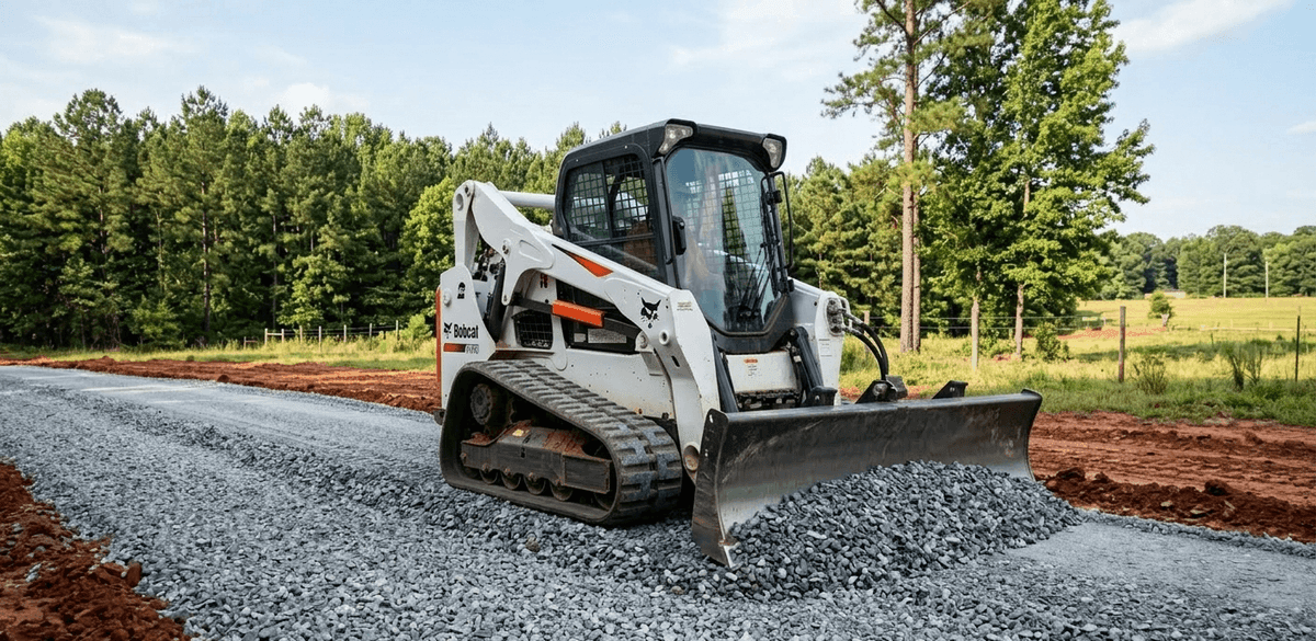 Driveway crown grading and drainage correction in Toombs County